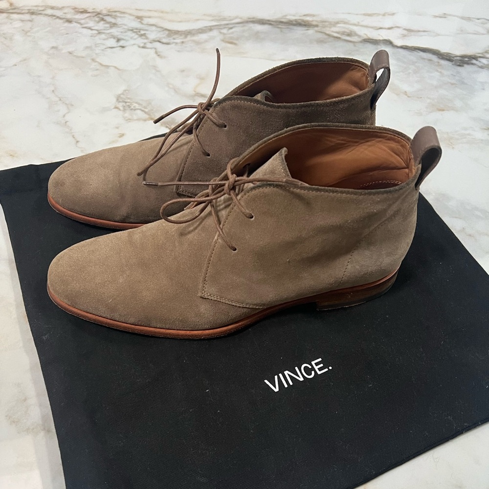 VINCE Chukka Boot, Like-New Condition, Worn Once, Size 9.5 US